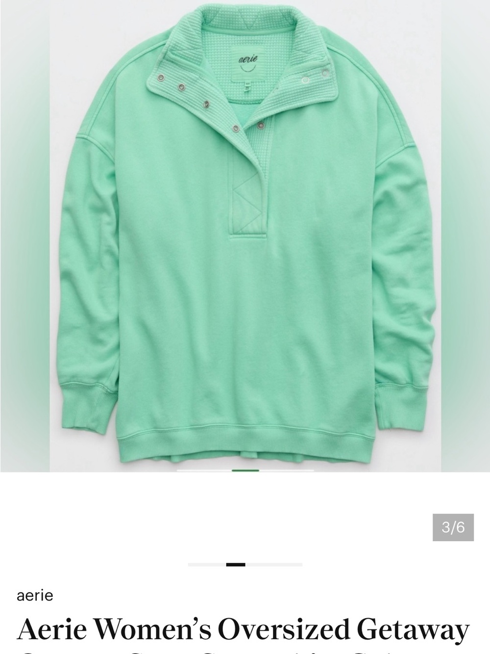 Aerie Getaway Sweatshirt BNWT